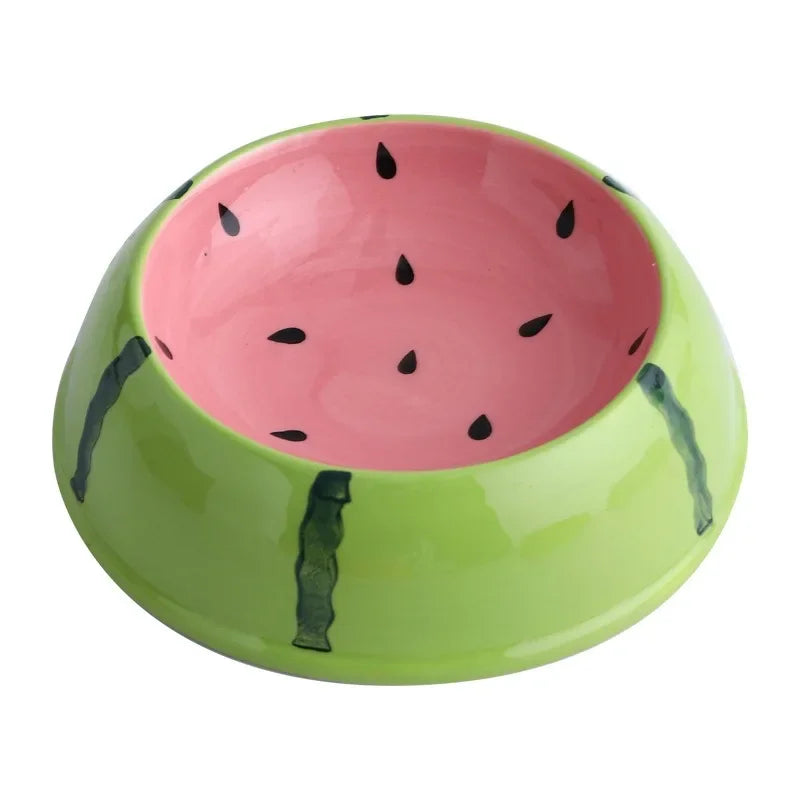 4cute designs pet ceramics bowl watermelon strawberry shape cat food bowl small dog colorful water suppliers Abiraterone acetate